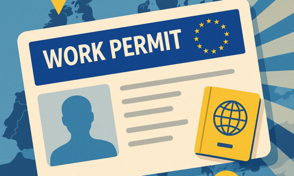 20250917 1343 European Work Permit simple compose 01k5bbnt6nfja9bvb9q4rpk54w