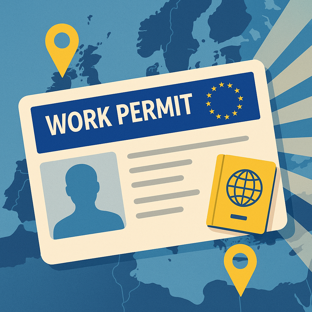 20250917 1343 European Work Permit simple compose 01k5bbnt6nfja9bvb9q4rpk54w